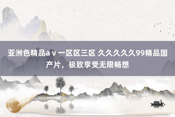 亚洲色精品aⅴ一区区三区 久久久久久99精品国产片，极致享受无限畅想